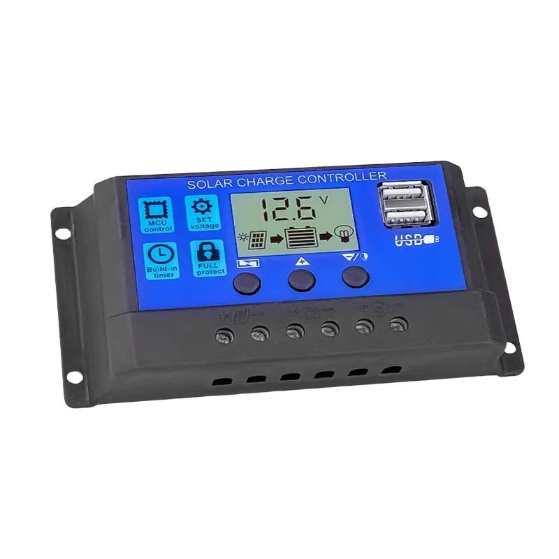 Wholesale Mppt Wind  Solar Hybrid Charge Controller 10A 20A 30A 60A Street Lamp System Charging Controller