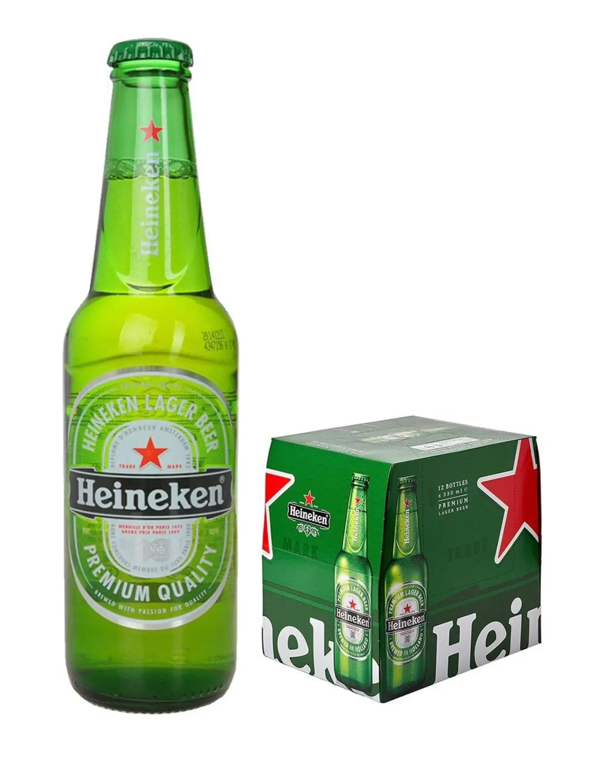 Heineken beer 330ml bottle