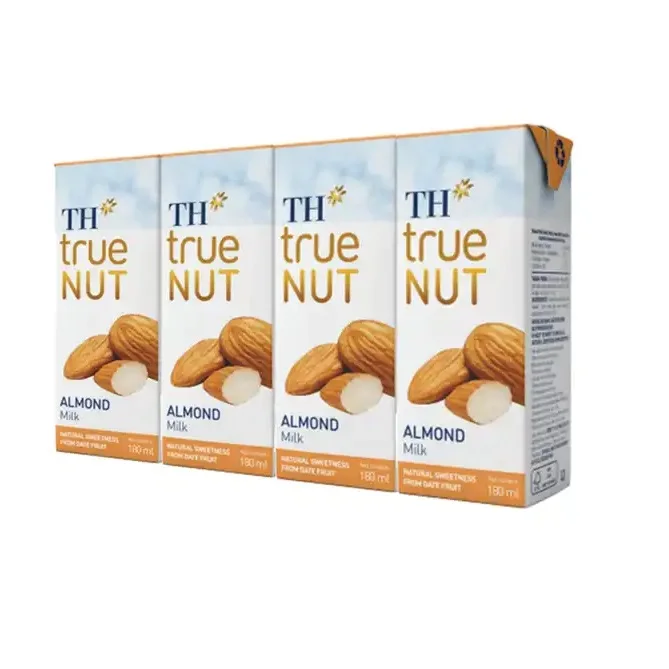 TH true NUT 180 ml Sterilized Dairy Products High Quality Drink Flavored Blended Almond Milk With 9 Months Shelf Life
