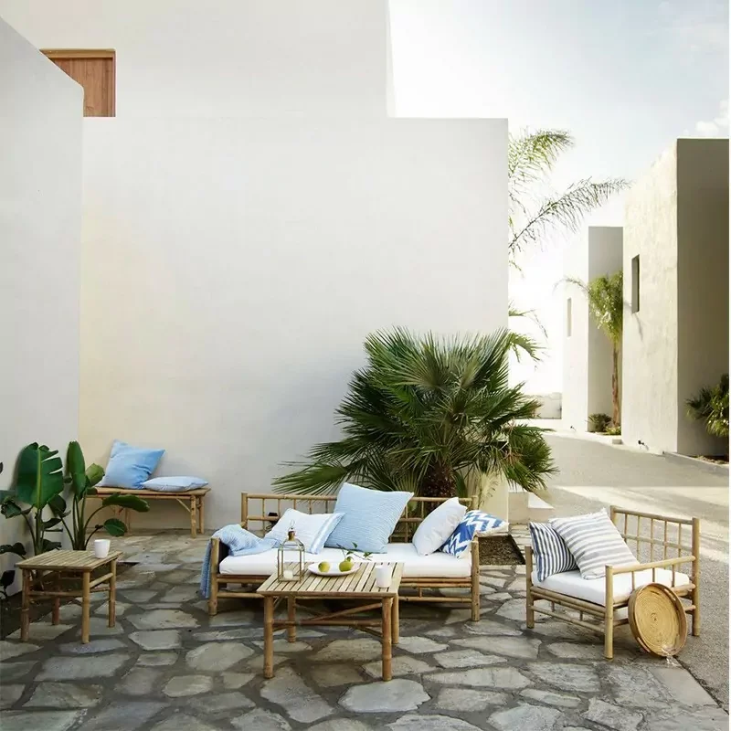Bamboo table Made in Vietnam Wholesale Indoor/Outdoor Sustainable Color Custom Type Furniture traditional ecofriendly