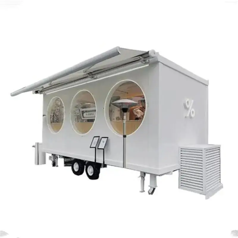 Fashion China Concession Food Trailer Mobile Fast Food Truck with cheap price