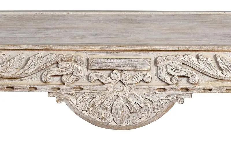 Custom furniture european-style retro do old fashion high-end carved mango wood coffee table