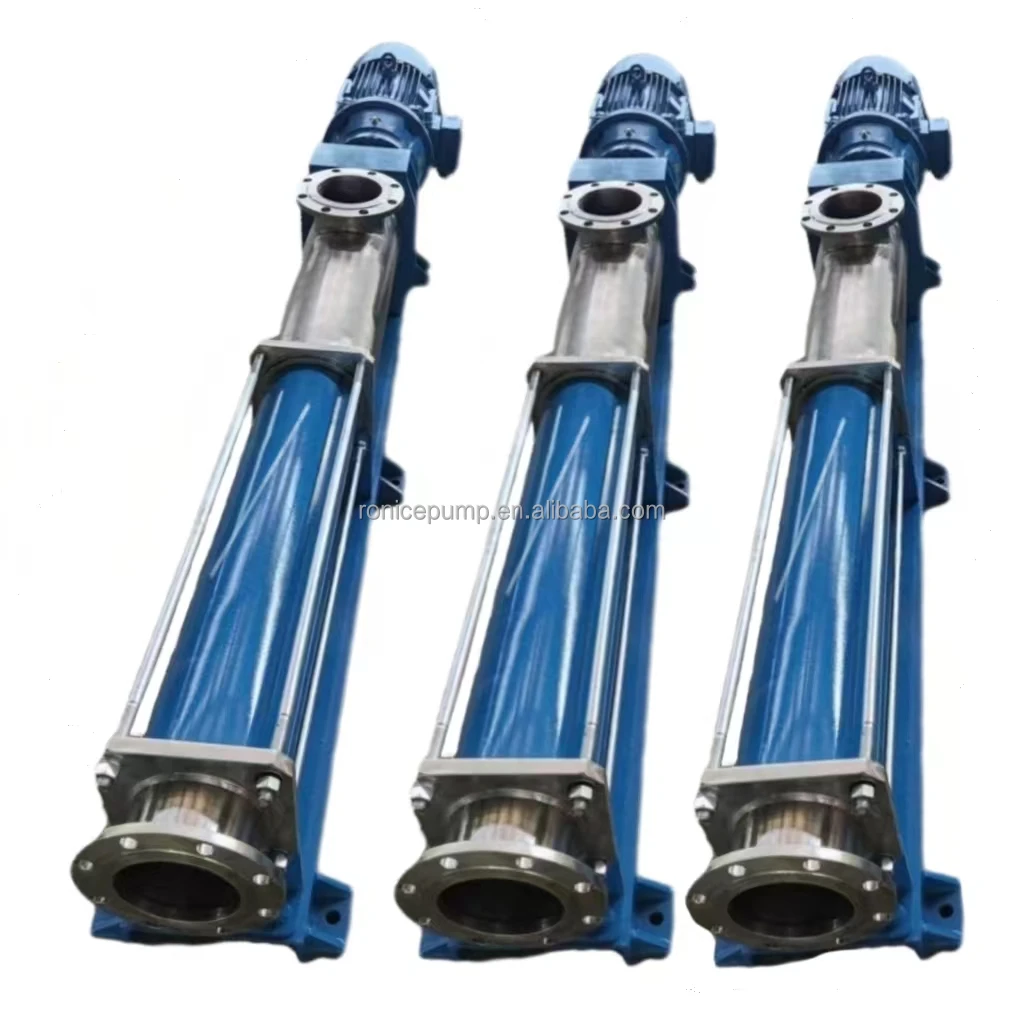 RoNice-Progressive Cavity Pump- Can be compared with Netzsch, Mono, Seepex, with High Cost-effective, Customized Service