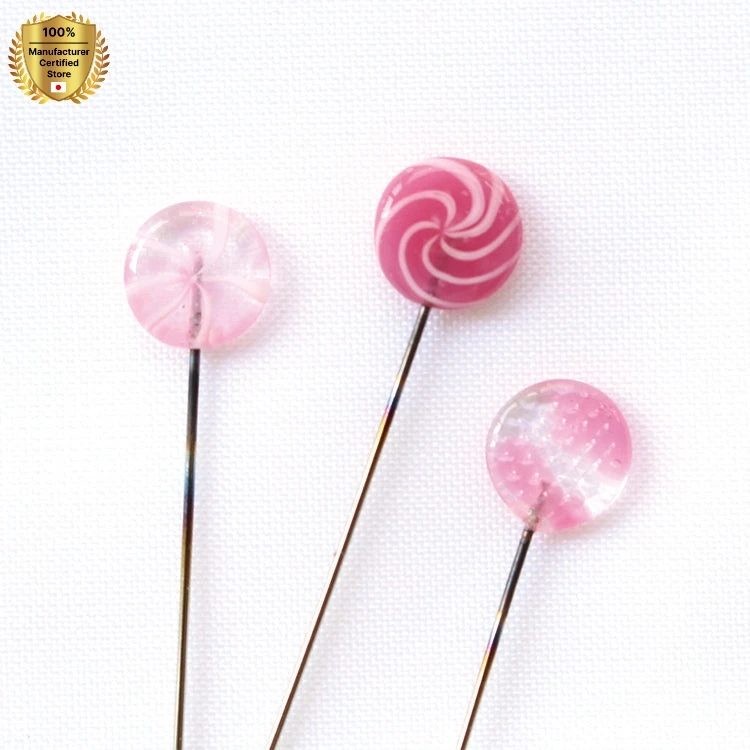 cohana Ohajiki Marking PinsSet of 3 cohana Ohajiki Marking Pins sewing scissors sewing kit set box threads for sewing