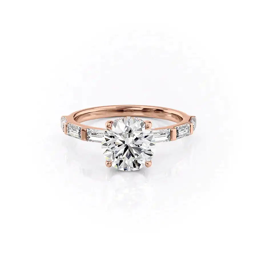 Best Prices Sparkling The Hailey 3CT Diamond Engagement Ring 14KT and 18KT Gold Plated Diamond Engagement Ring