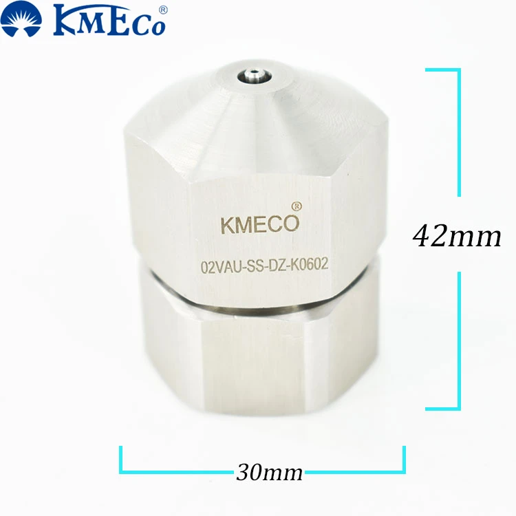 KMECO Auto Jet customized  Stainless Steel Air Atomizing Spray Nozzle