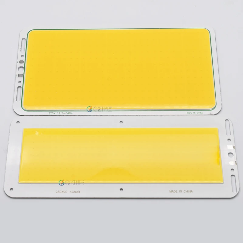 210x180 220x112.7 230x90 135x120 94x47mm Chips Led Cob 50 w 12v 95 Cri 200w Led Cob Chip 6000k