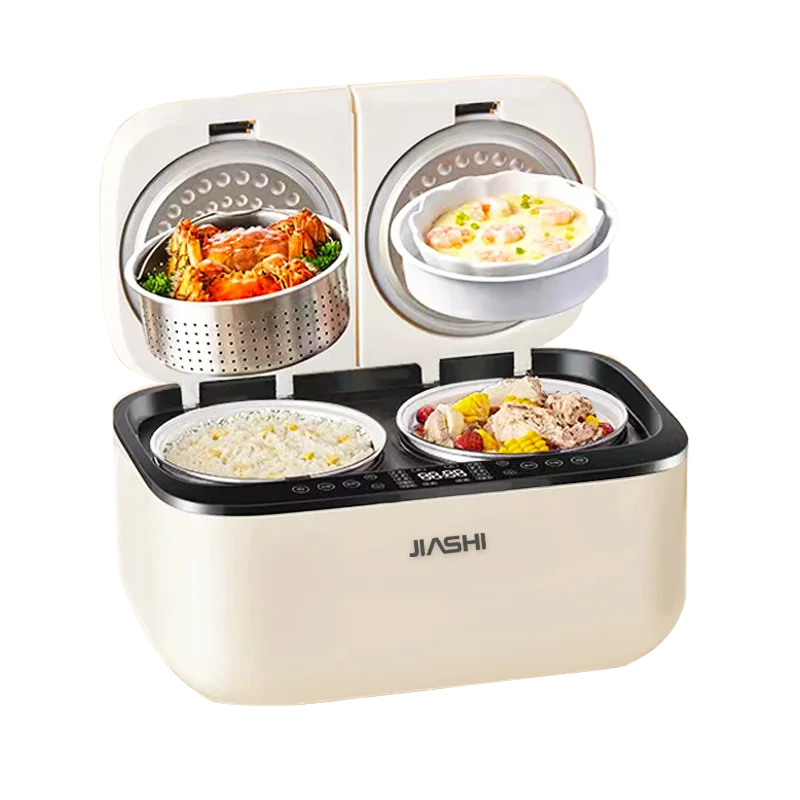 Оптовая Продажа с фабрики двойная кастрюля 2 5 л + интеллектуальная рисоварка многофункциональная маленькая Бытовая Автоматическая