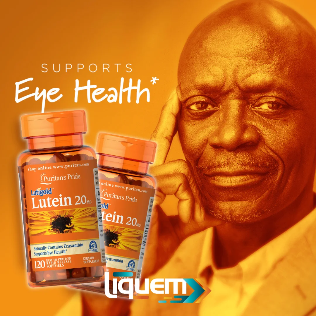 Puritans Pride Lutein Lutigold 20 mg with Zeaxanthin 120 Softgels Eye Care Antioxidant Eye Health Vitamin Supplements USA Made