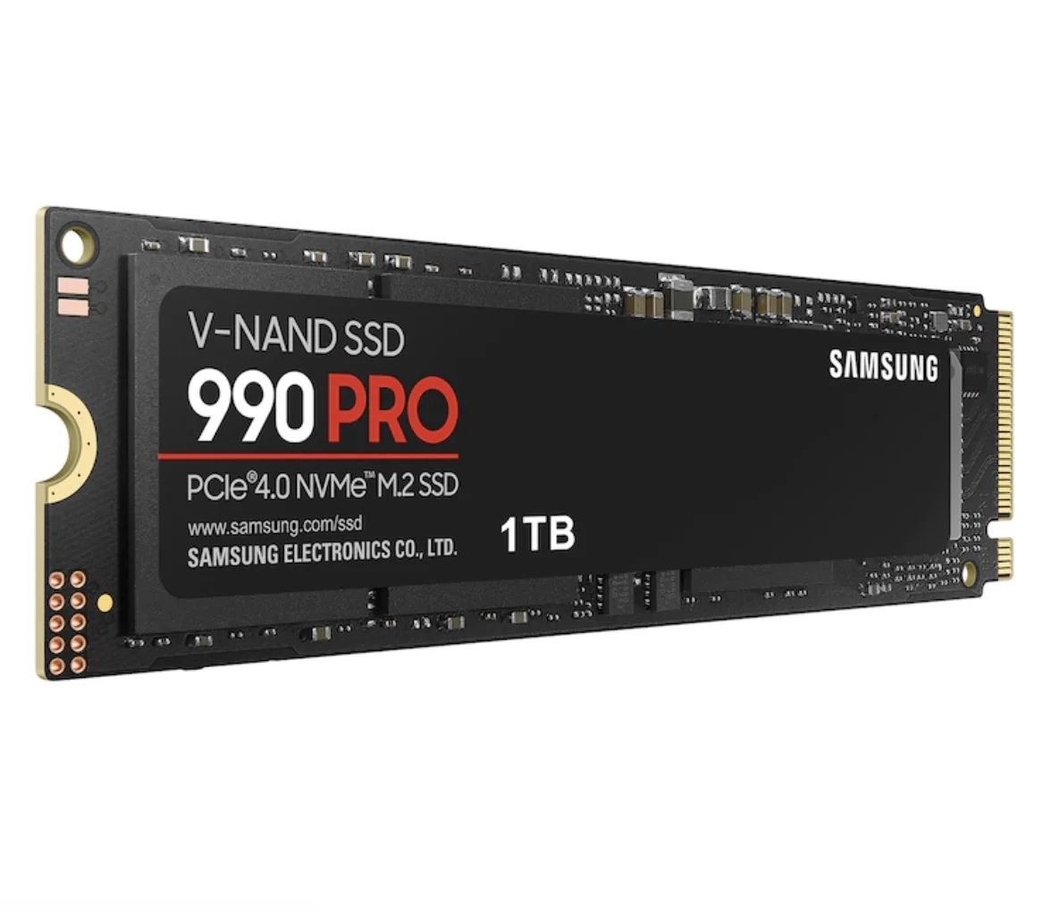 SAMSUNG 990 PRO M.2 PCIe4.0 NVMe SSD 1TB Internal Solid State Hard Drive, Fastest Speed for Gaming, Heat Control, Direct Storage