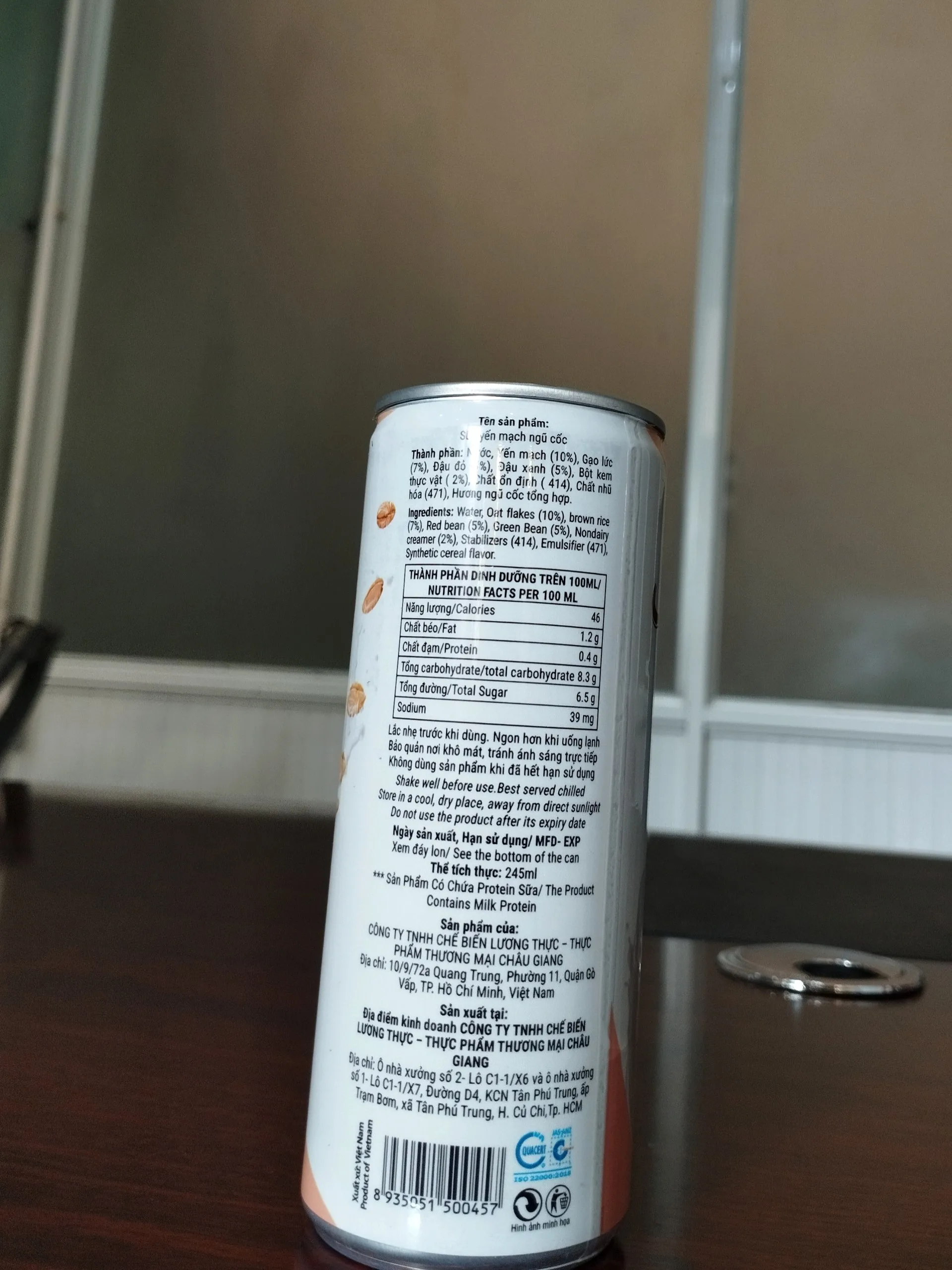 Best Healthy Drink Oat cereal milk 250ml can  Nutrious beverage Vietnam High-Quality Export Standard