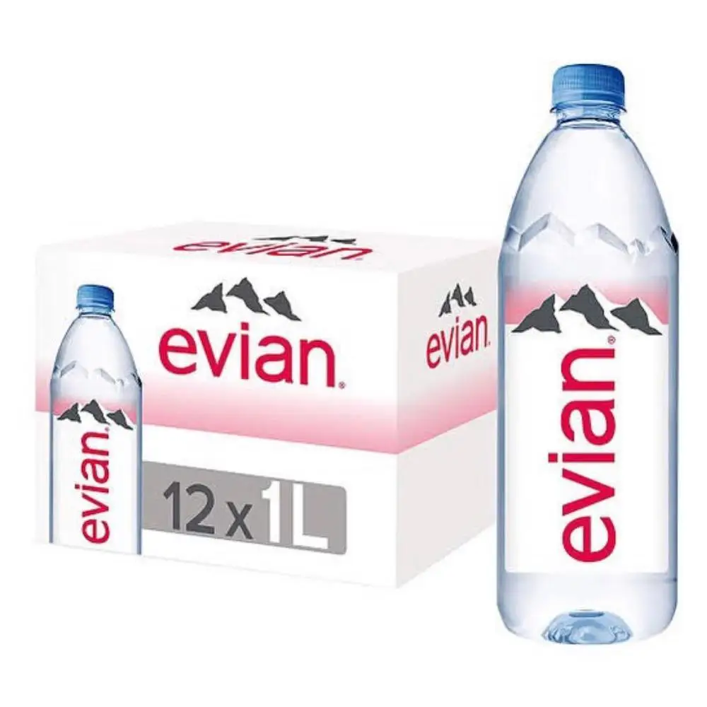 NATURAL SPRING WATER MADE by the FRENCH ALPS 1L (33.8 FL OZ)/TOP RATED NATURAL SPRING WATER BRAND 12 X 1 L WHOLESALE