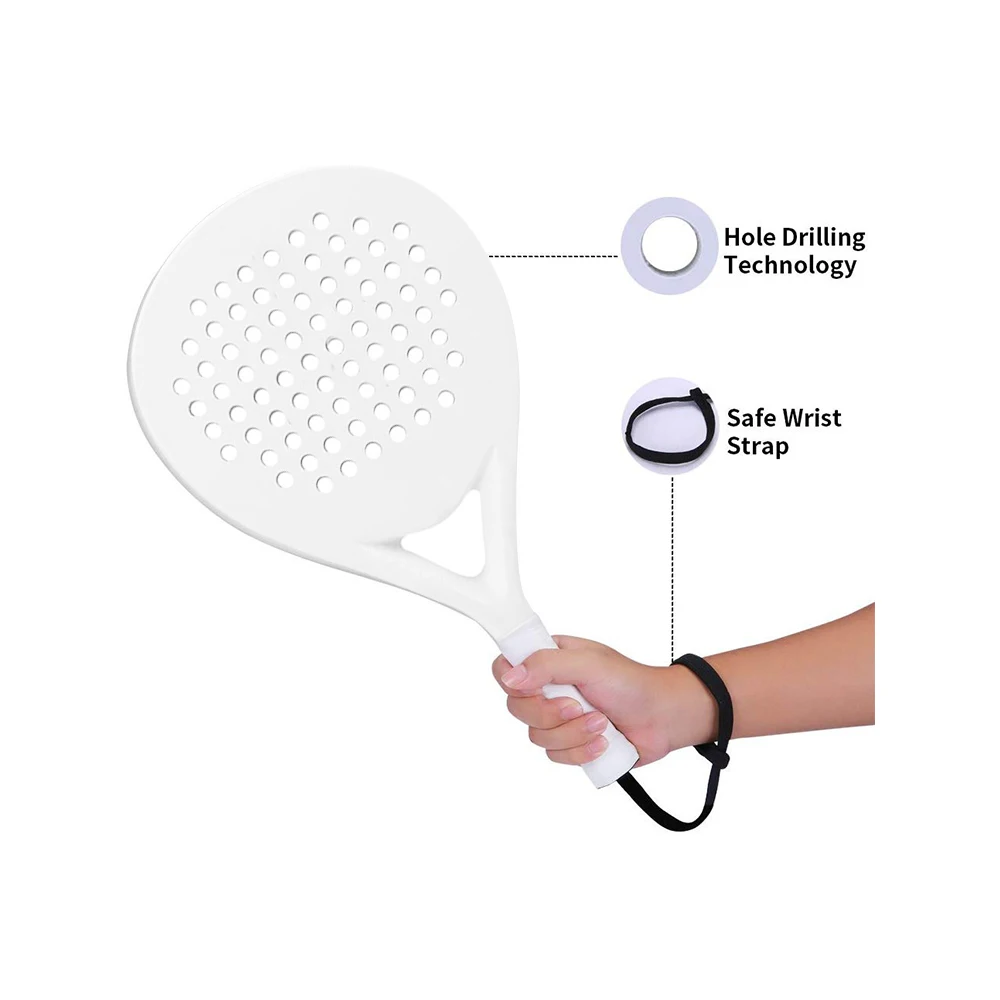 Hot Selling 18k Carbon Fiber Padel Rackets Wholesale OEM / ODM Professional Customize Padel Rackets Beach Tennis Racket