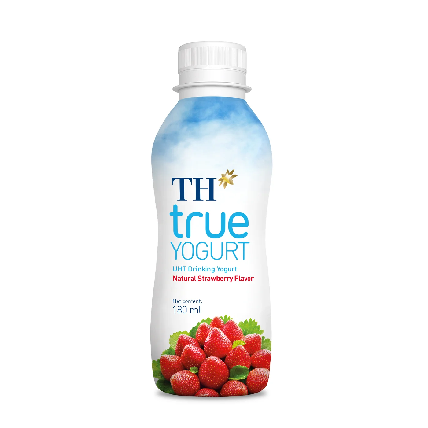 UHT Drinking Yogurt Natural Strawberry 180ml Fruity Flavor Nutrition Organic Halal Certified Milk Yogurt Drinking