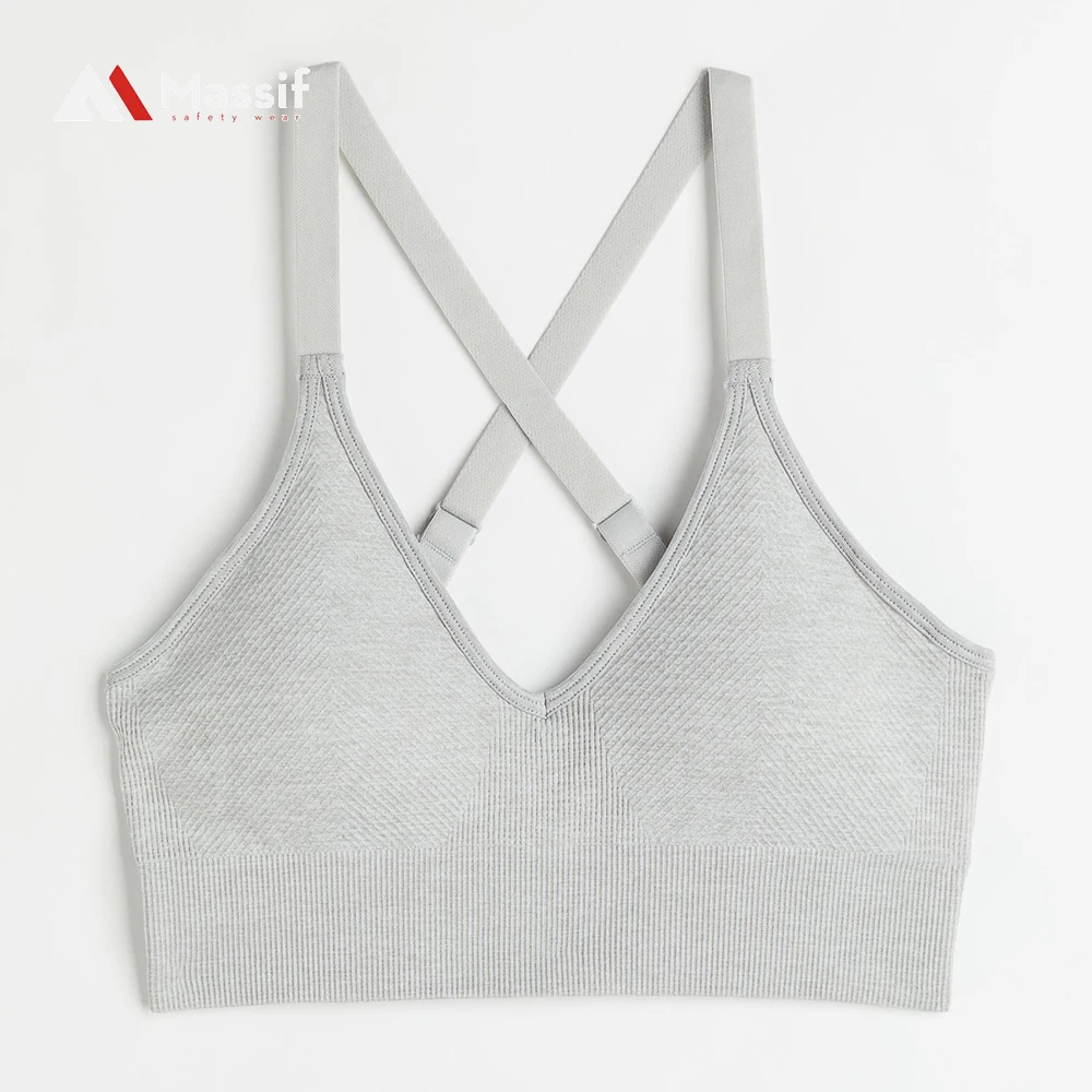 Custom Logo Skinny Fashionable Custom Logo Skinny Fashionable Sports Bra Wholesale Sports Padded Bras  for Sports Bra Who