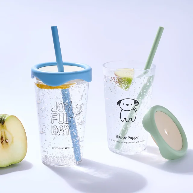BPA FREE tumbler with straw 500ml reusable cup with straw 500ml custom logo tumbler reusable straw tumbler made in Korea