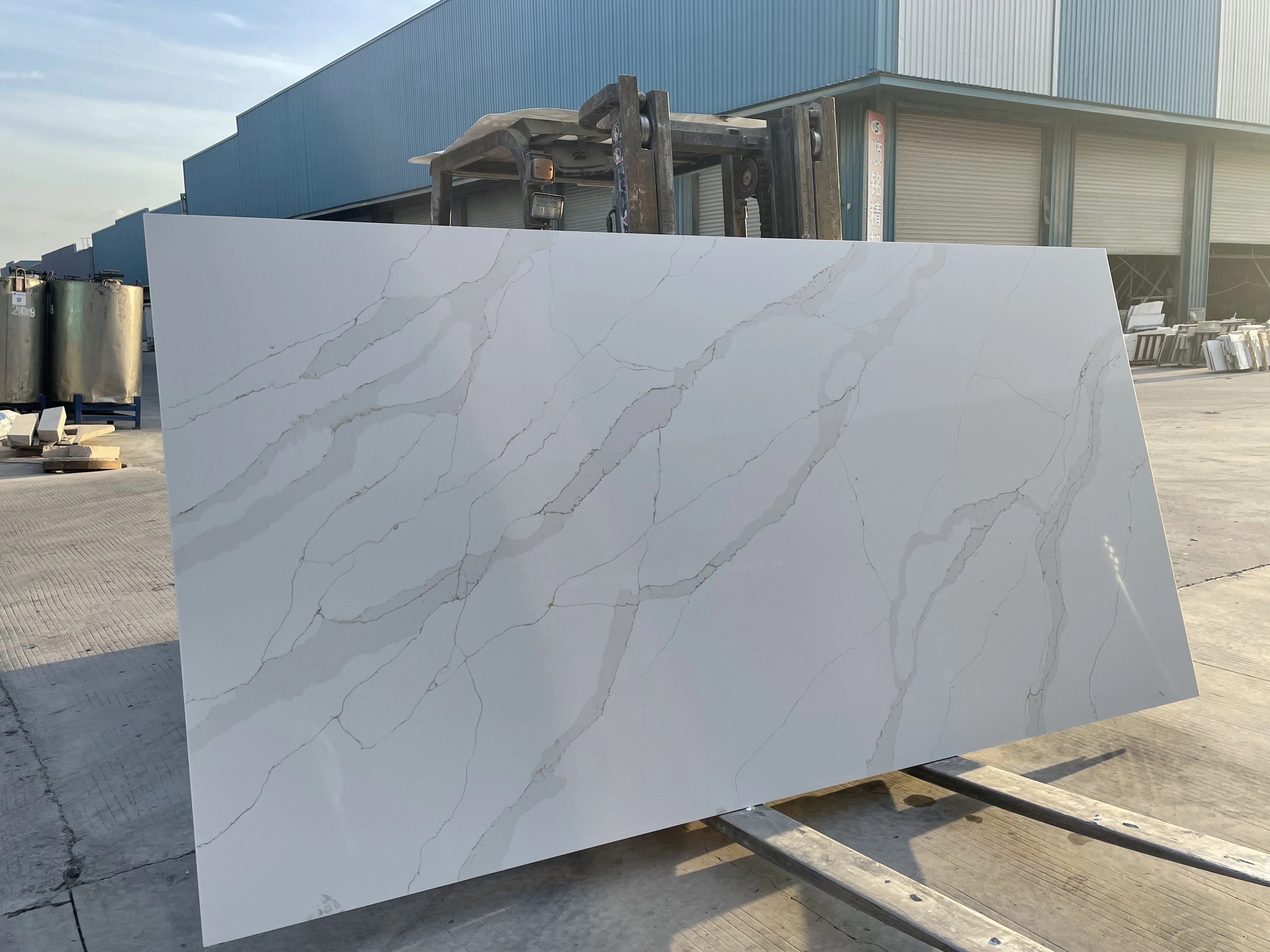 Imperial Calacatta Quartz Countertops Vanity Tops Table Tops-the Preferred Choice Refined Aesthetics Uncompromising Performance