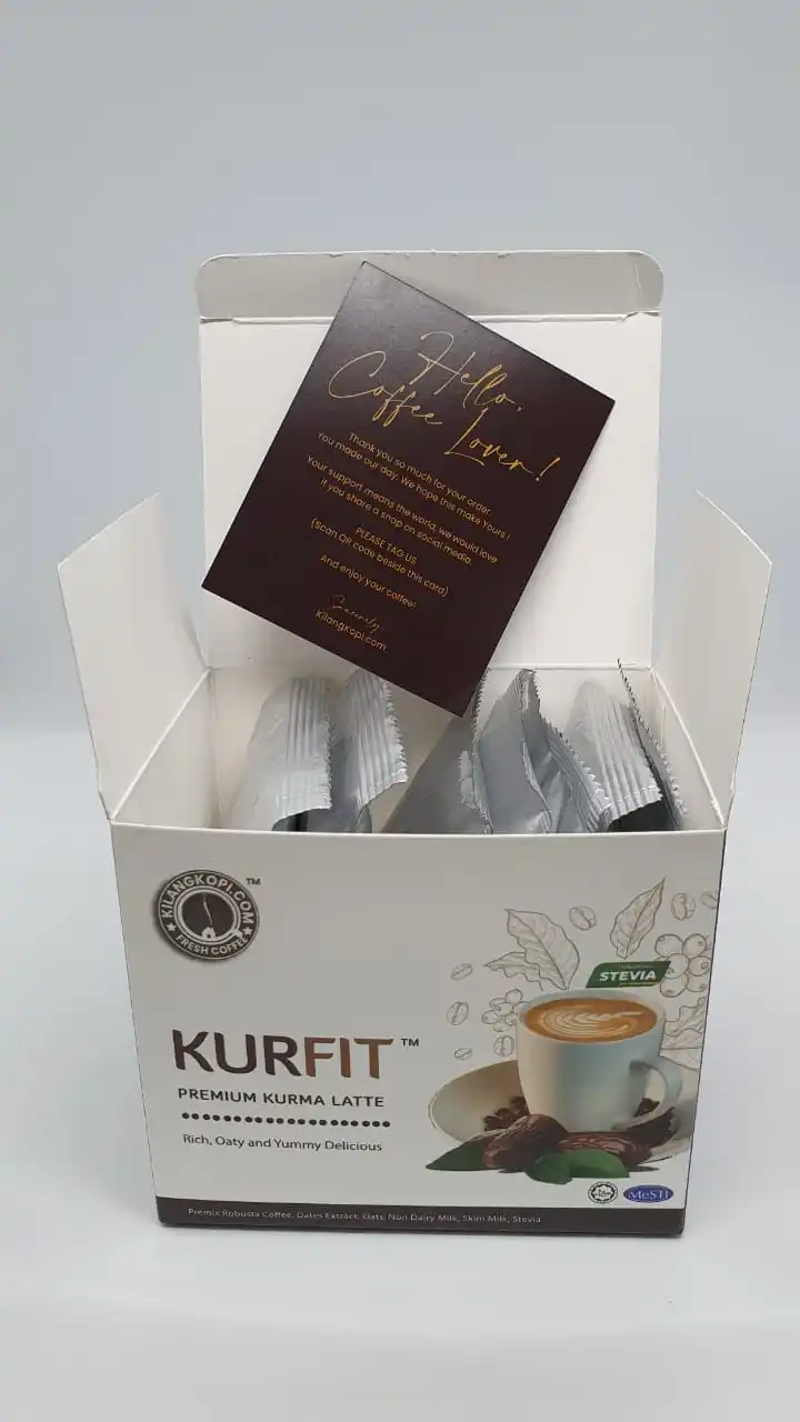 KurFit Premium Healthy Latte Dates Coffee Malaysia