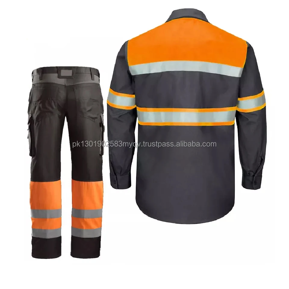 Рабочая одежда с высокой видимостью, униформа для мужчин и женщин, Рабочий Комбинезон, костюм для мастерской, Одежда большого размера