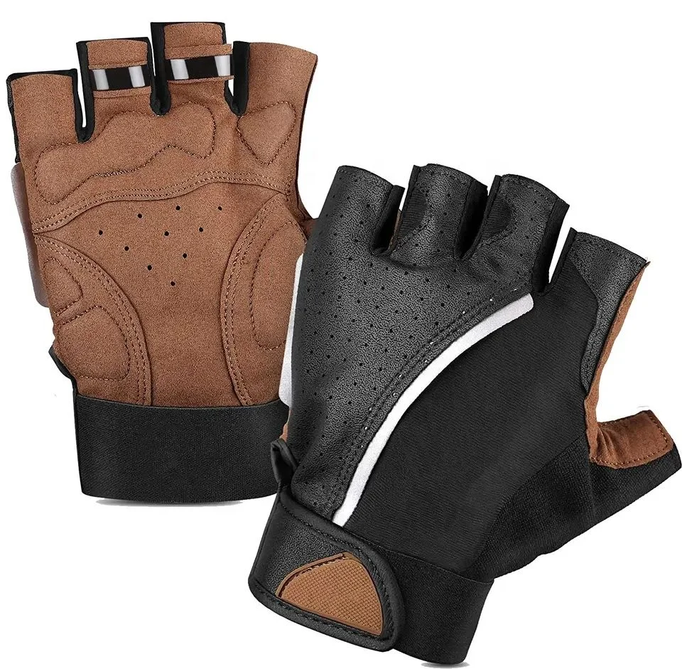 Customized Logo bike gloves bicycle cycling fingerless gloves half finger Anti Slip Bicycle Glove