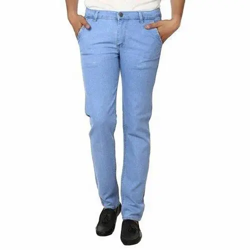 Denim Pant  Wholesale From Factory OEM custom high quality skinny fit appliqued denim jeans for men slim jean pants