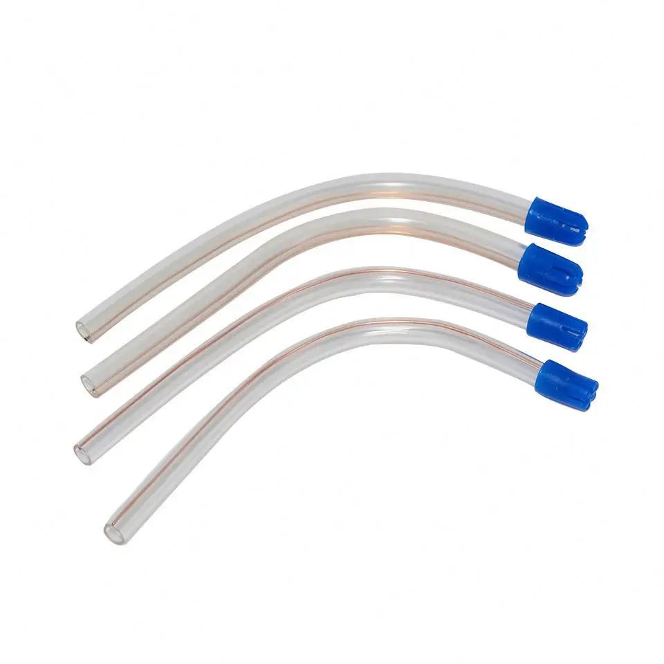 Eco-Friendly Ce Approved Transparent saliva ejector flexible saliva ejector dental