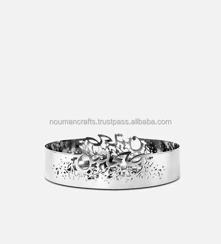 style arabic later unique handmade metal silver round fruits cake chocolate tray bwol mother of pearl indian serving tray