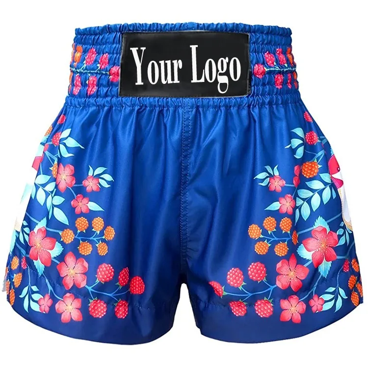 New Arrival Soft Wear Men Muay Thai Shorts Wrestling Fight Shorts Muay Thai Boxing Shorts