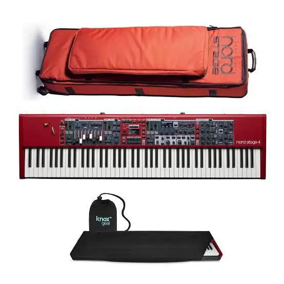 Brand New Stage 4 88 88-Key Electric Key-board Bundle with Piano V2 Professional Studio Headphones for sale