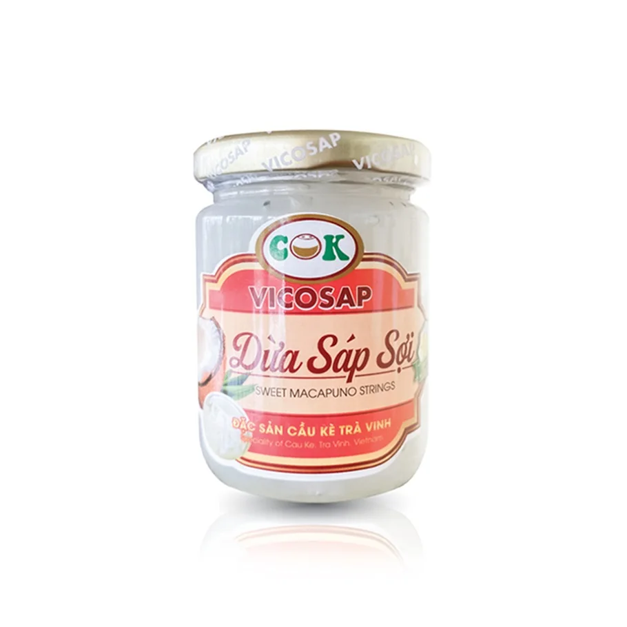 Jam Flash Sale Preserved Glass Jar Preserved Fruit Sweet Vicosap Macapuno Coconut Strings Ingredients Drink Food Sweets