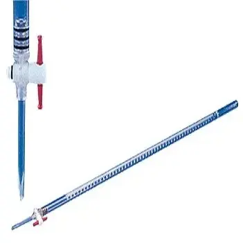 Burette Lab glassware Acid Burette Laboratory Borosilicate Glass Burette with PTFE Stopcock