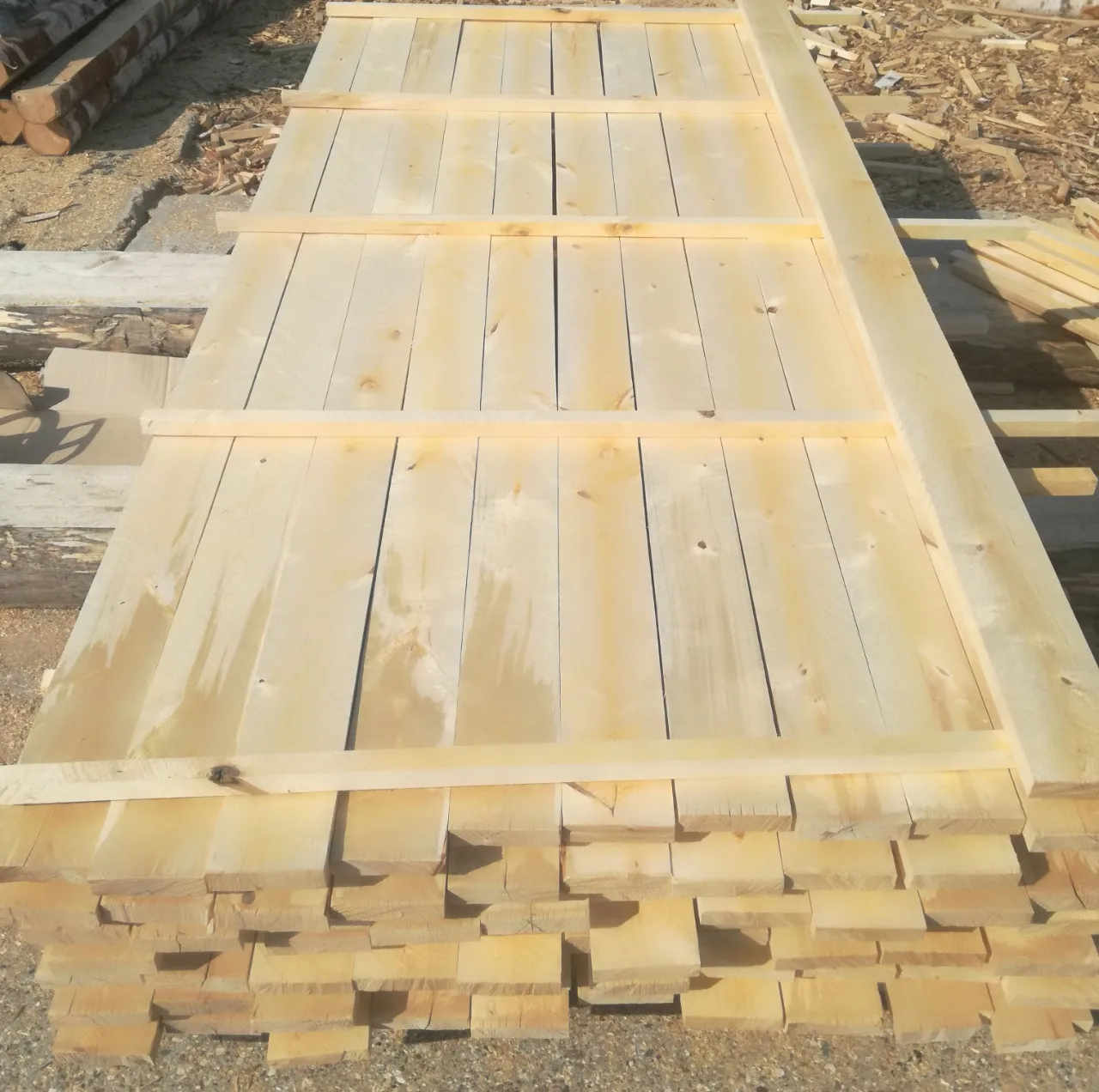 Wholesale Birch Edged Wooden Board Timber Lumber Solid Board Industrial Wood For Construction Wooden Planks