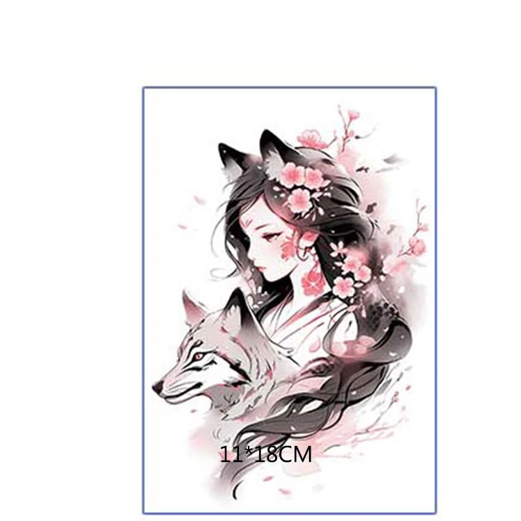 Naturalness Anime Themed Temporary Ink Tattoo