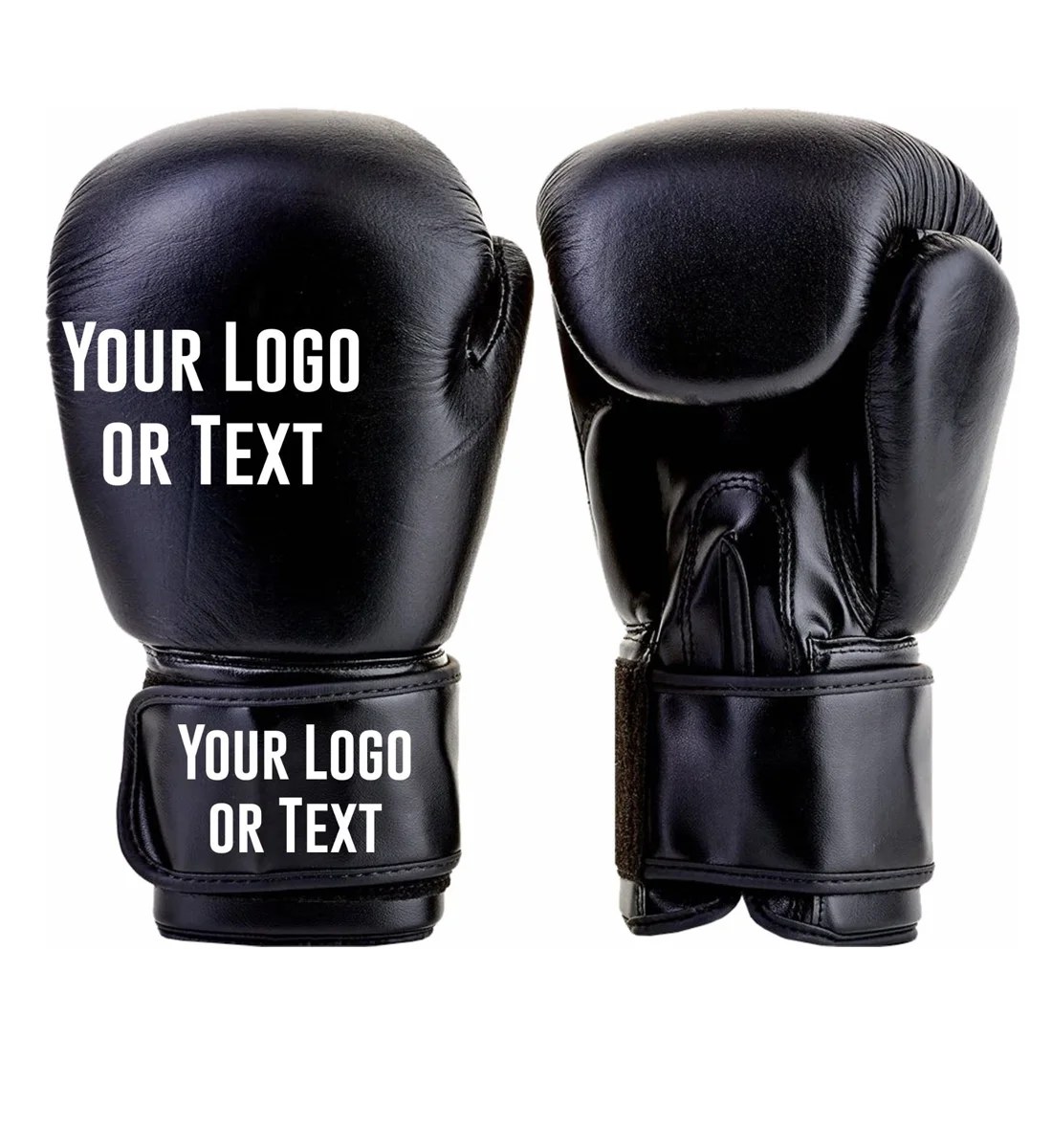 Professional Player Boxing Gloves Custom Made Black Silicon Cowhide Leather Made Comfortable Boxing Gloves