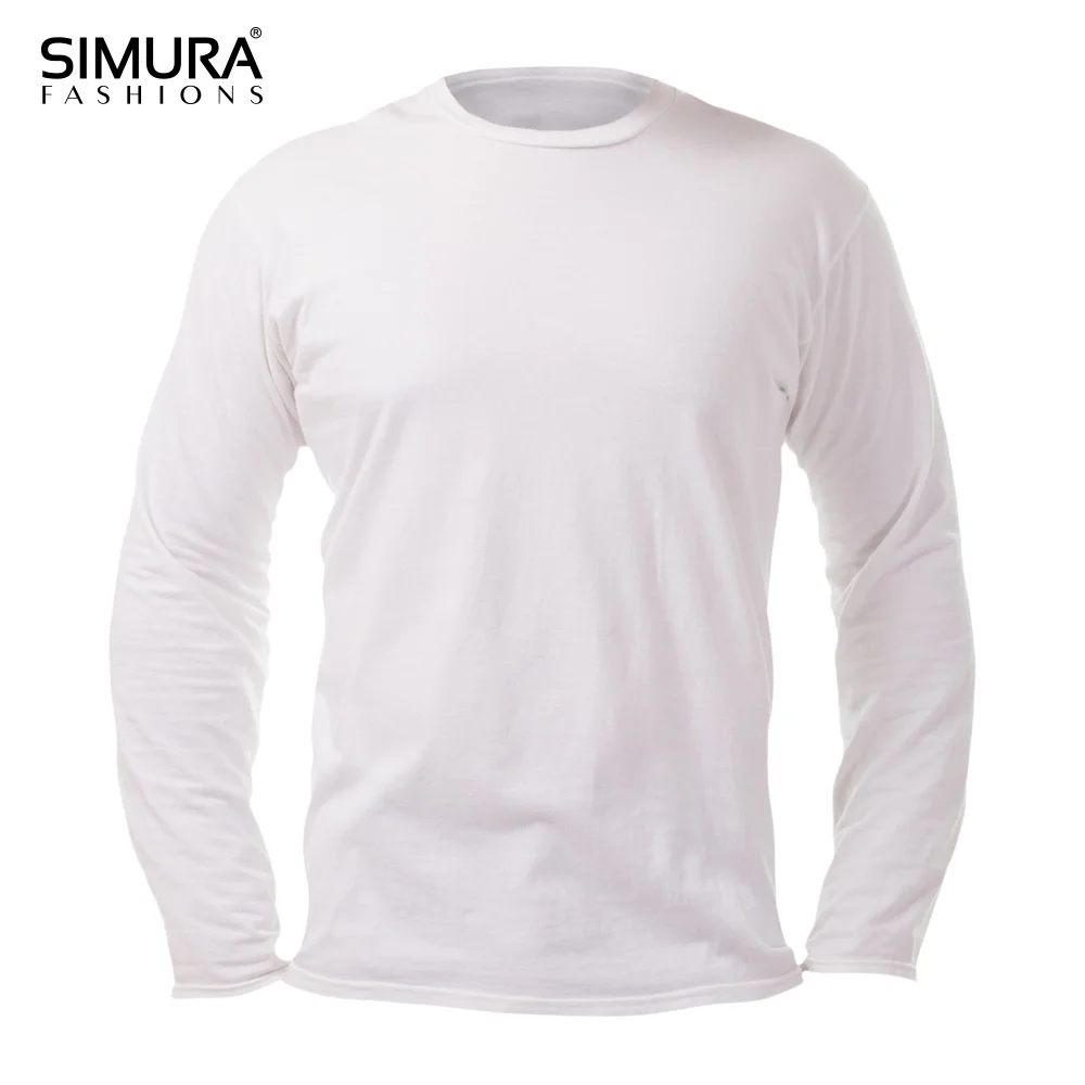 100% Cotton Round & V Neck New Design High Quality Blank Custom Fullsleeve Plus Size Men Wholesale price T-Shirt From Bangladesh