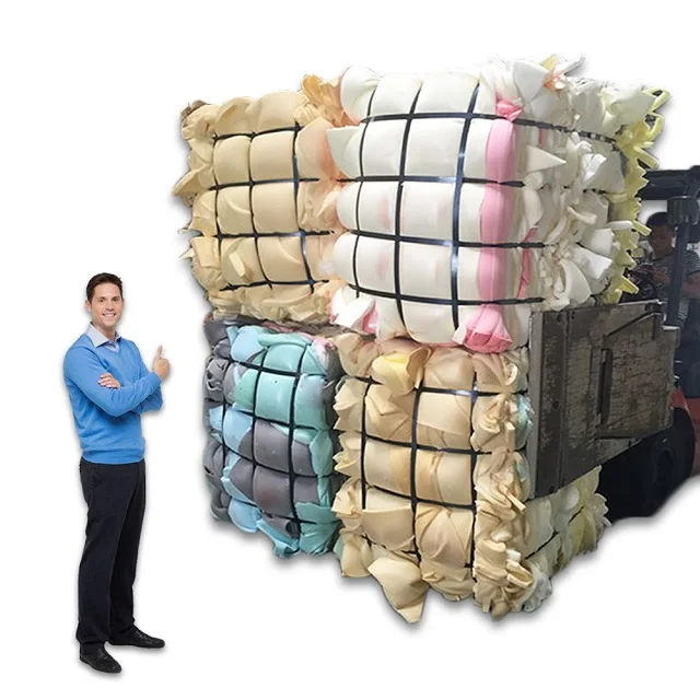 Clean And Dry Recycled Plastic Foam Scraps PU Foam Scraps Available