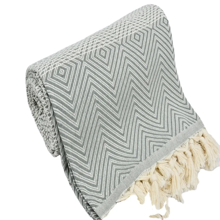 Fall Winter  Blanket Dream Throw Pale Green  Color King Size 200 x230 cm Exclusive Quality Woven New Year Gift  Throw Blanket