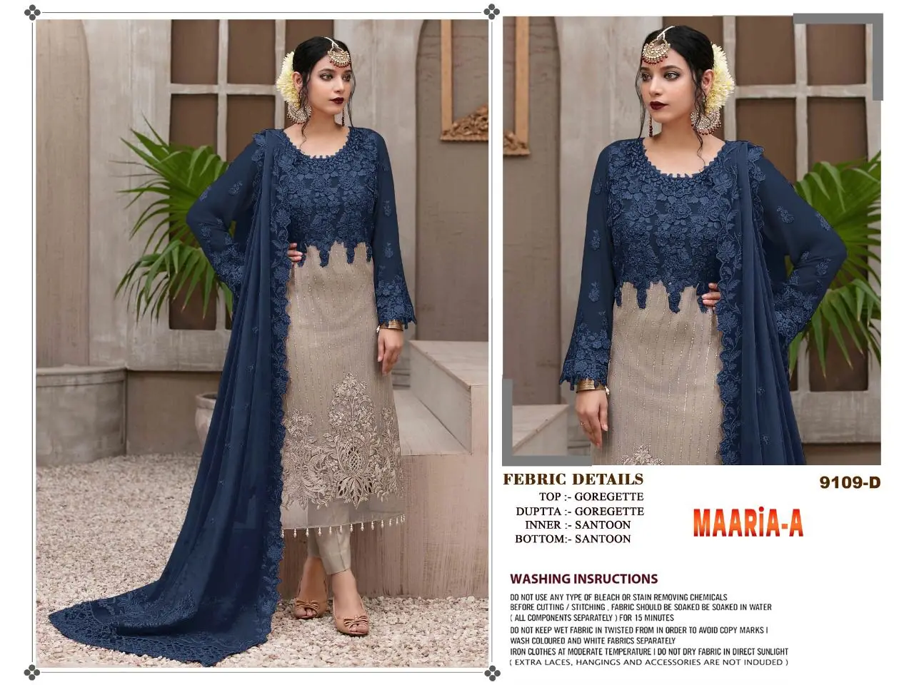 Indian Pakistani Georgette Embroidery Work Fancy Salwar Kameez Suit For Women Wedding Collection Of Saree Long Gown Dress Saree