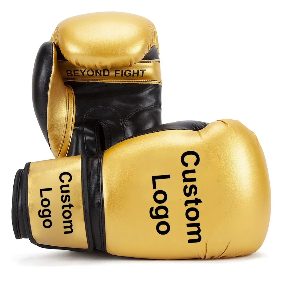 Custom Made Kickboxing Fight Gloves PU Leather Boxing Training Gloves Kids Sizes 6oz 8oz 12oz 14oz 16oz Outdoor Sport Scene