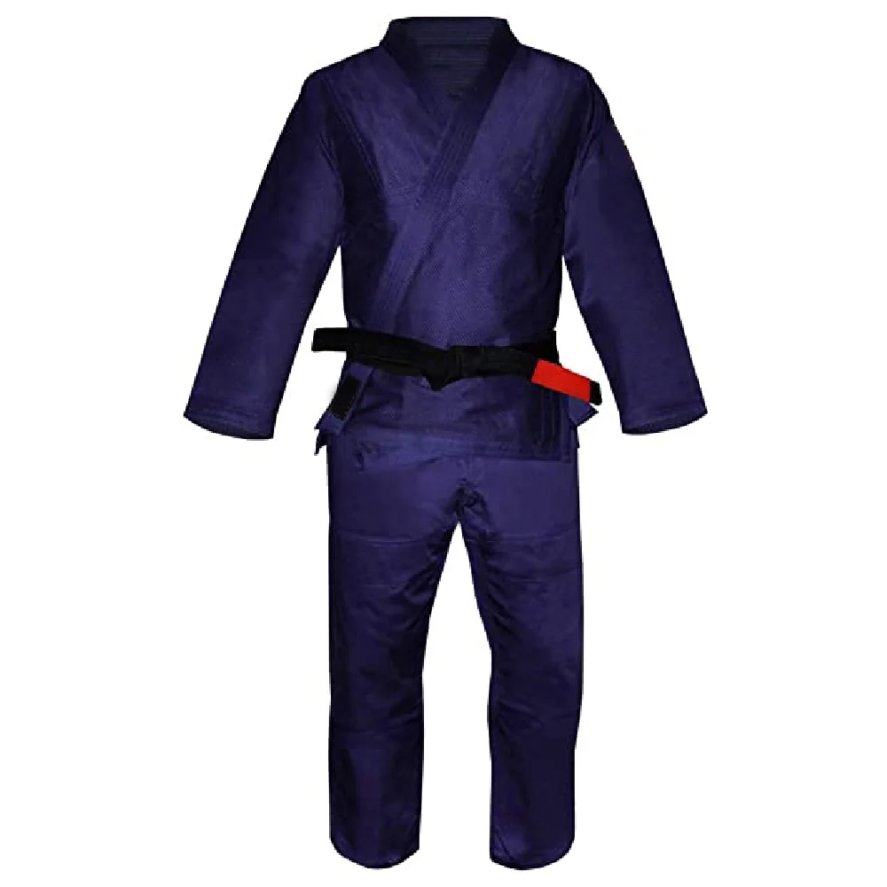 Factory Price Custom Logo Martial Arts Judo BJJ Gi Kimono Jiu Jitsu Suit Martial Arts Wear Blue Color BJJ GIS