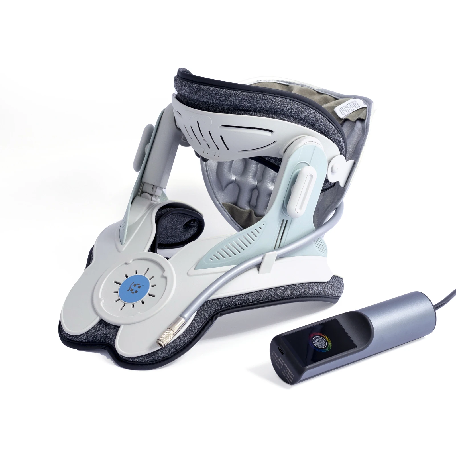 Problem Solving Products US Patented TGA ISO Certified OEM Custom Medical Cervical Neck Traction Brace Device with Electric Pump