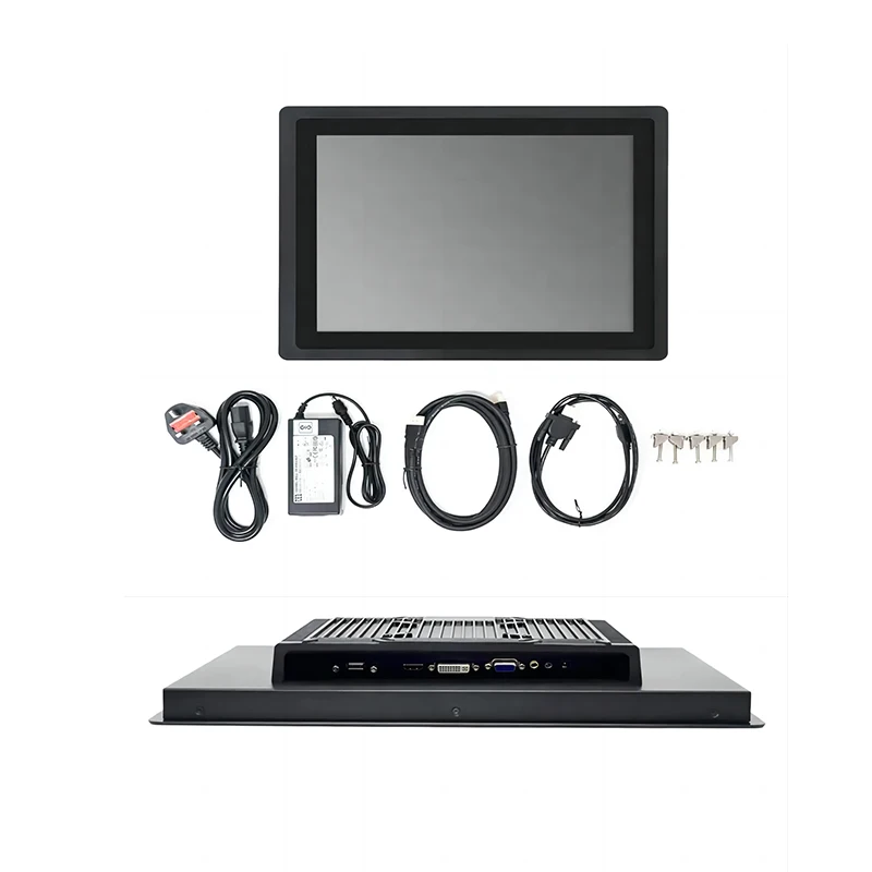 IP65 Waterproof Fanless Industrial PC 10 10.4 12.1 15 17 Inch ipc Linux Embedded Touch Screen All in One Computers Panel Pc