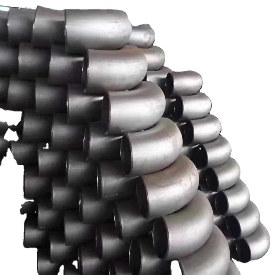Sandayu ASME B16.9 A234 SCH 40/60/80 STD 90 градусов Стыковая сварная фитинги из углеродистой стали для труб