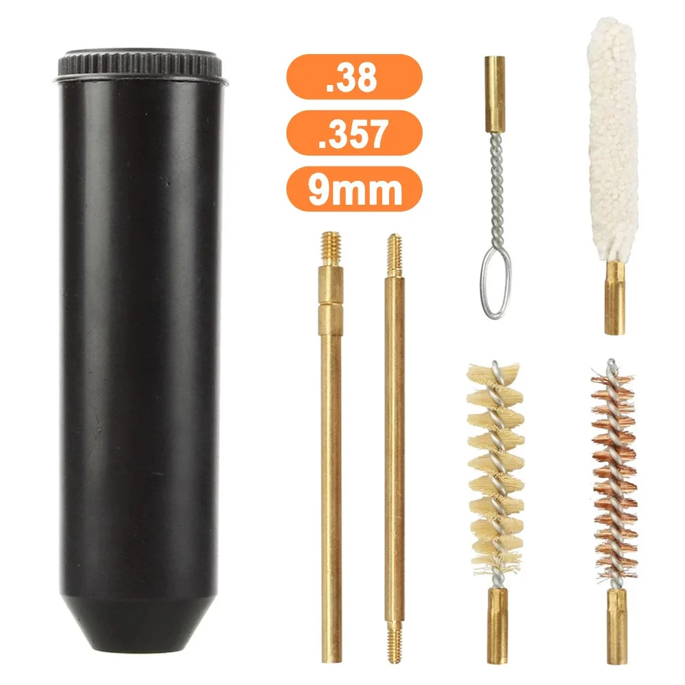 9mm Tool Tactical attachment Gun cleaner Kit with gun cleaning brushes 7pcs