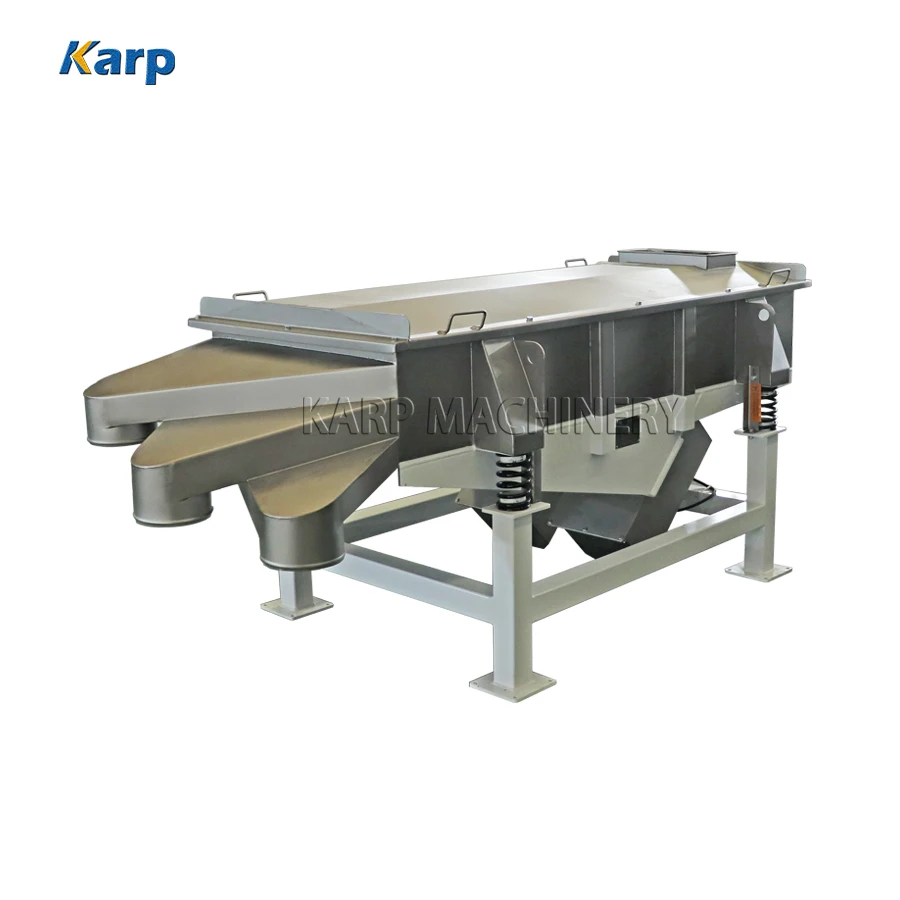 High Efficiency Chemical Powder Linear Vibrating Sifter Sieving Machine for Detergent Powder
