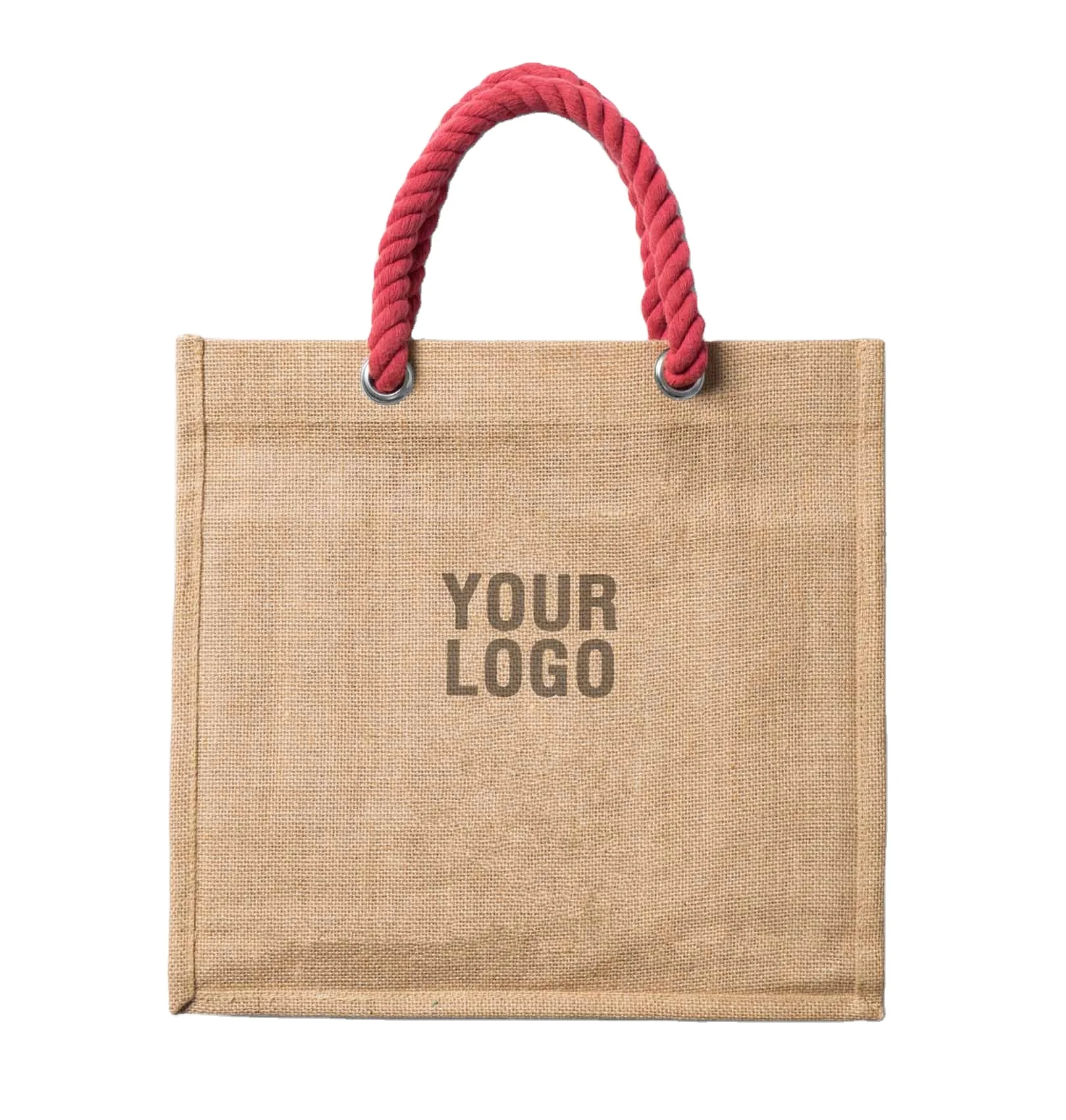 Jute bags with customized brand and customized logo