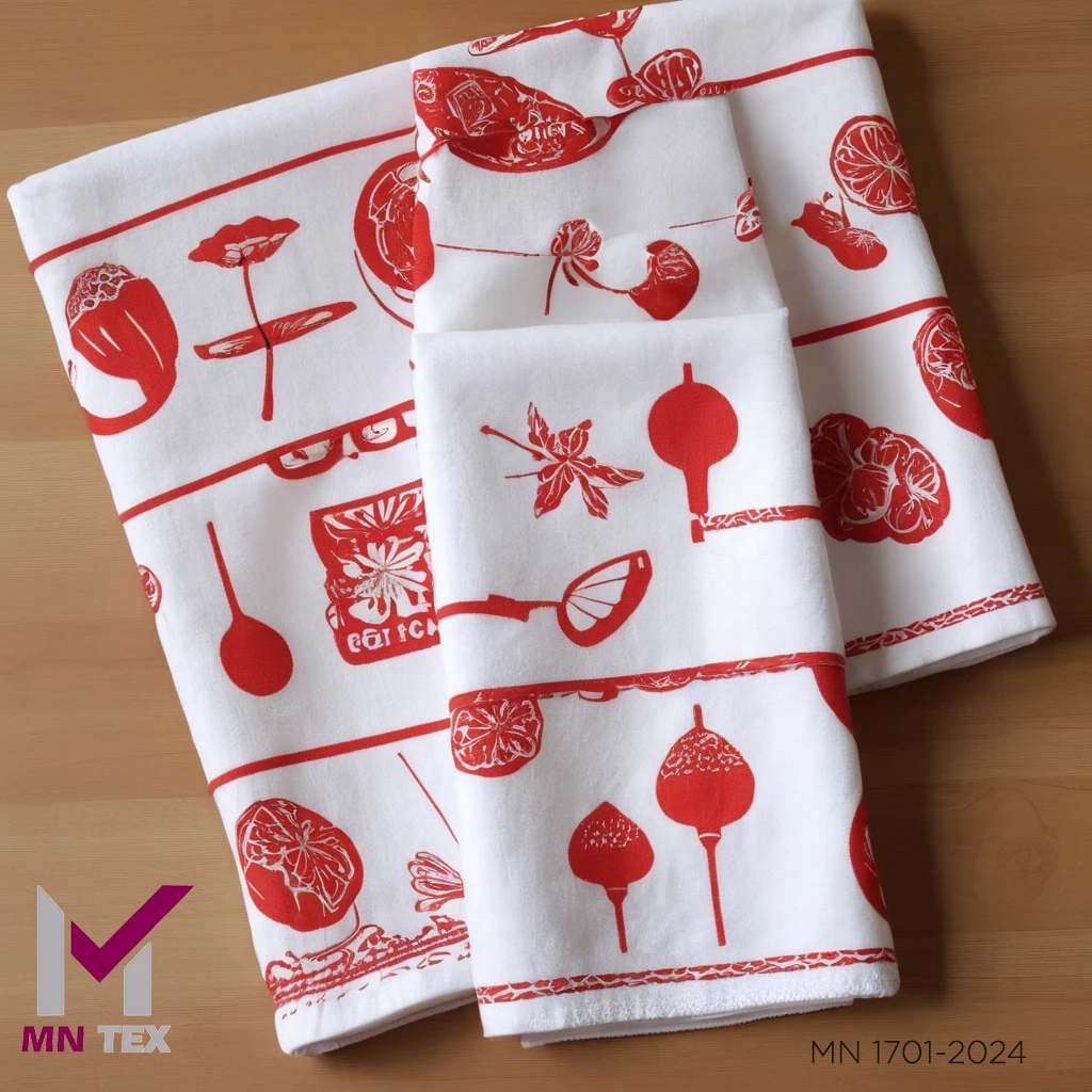 Promotional Cotton Kitchen Towels Dish Glass Wipe Serviettes Napkins for Home Kitchen and Dining Use Fixed Price