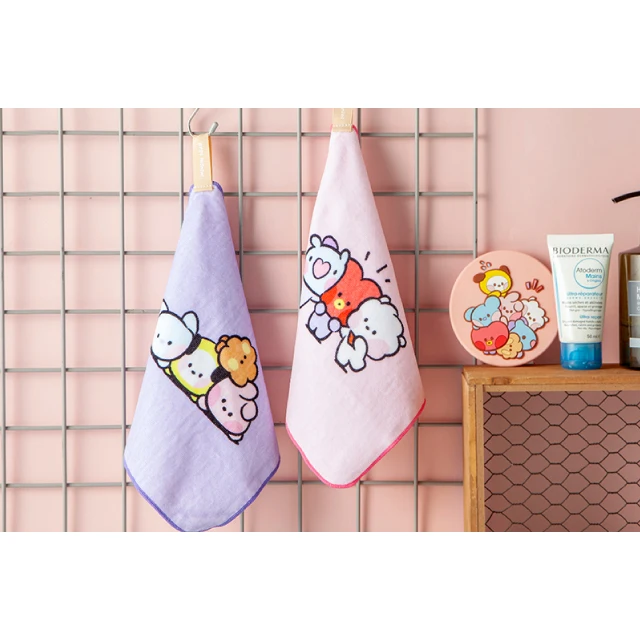 Bts BT21 minini Characters Hand Towels for kpop fan promotion store for kpop Korean musician cute goods