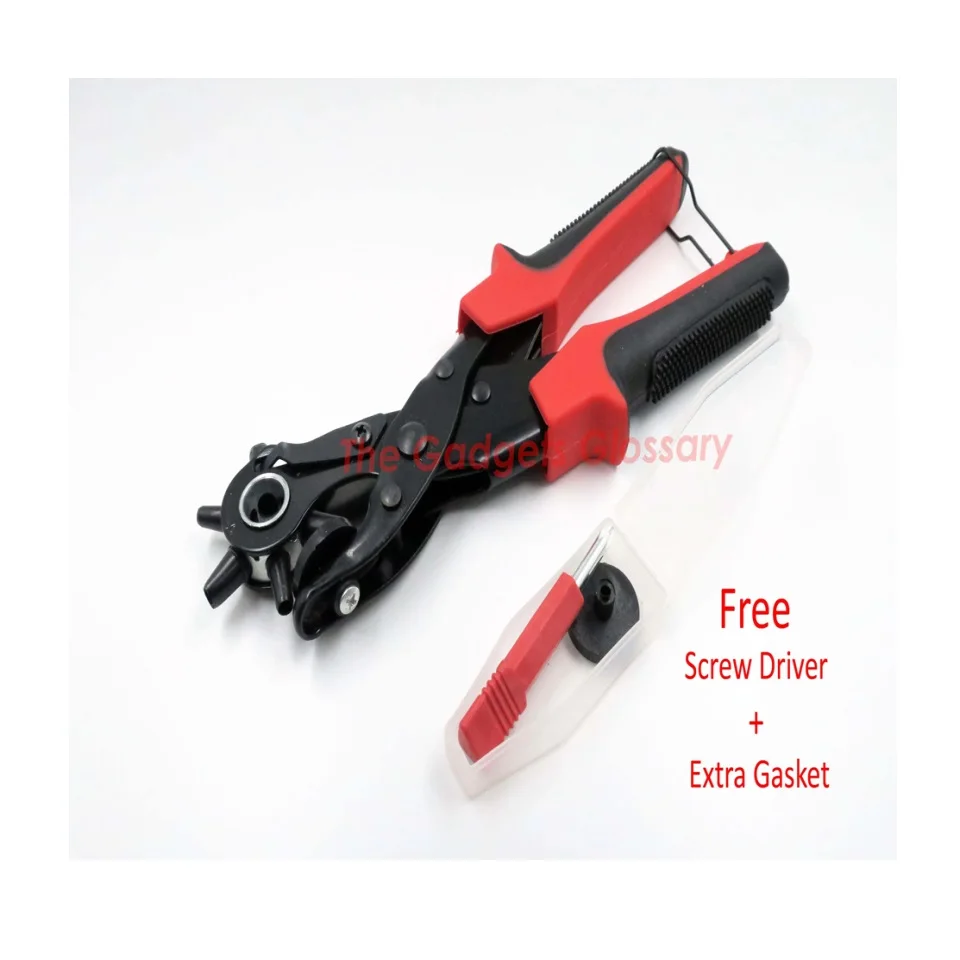 Price Reasonable Pliers Tools Soft Grip Plastic Handle Material Tools For DIY Application Low MOQ Leather Hole Puncher