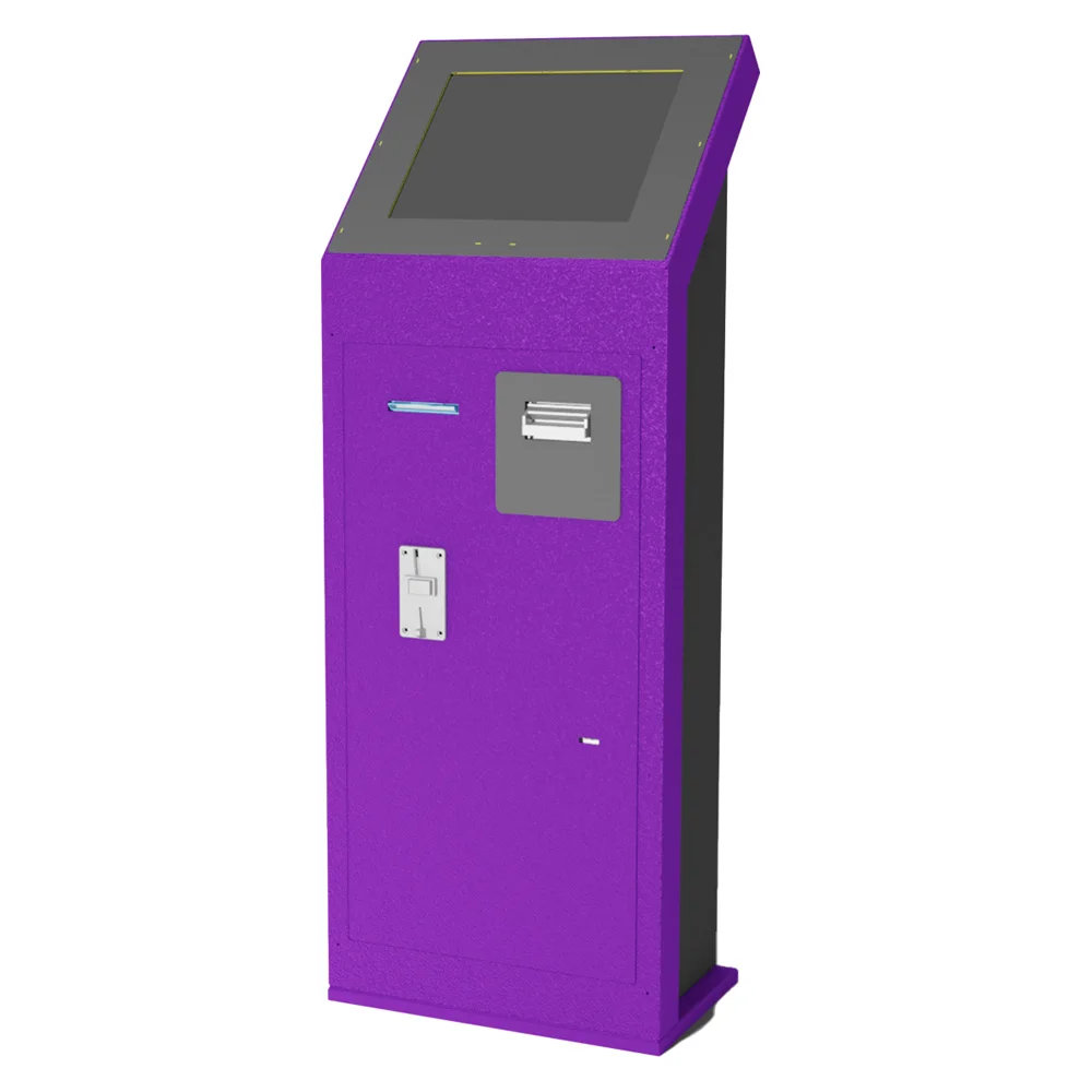 Self-Service Touch Screen ATM Machine Indoor Cash Dispenser Kiosk with Card and Bill Payment Function SDK Cash And Coins